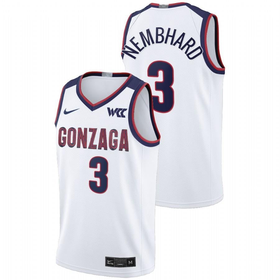 Gonzaga Bulldogs Andrew Nembhard 3 2023 White College Basketball Limited Men Jersey