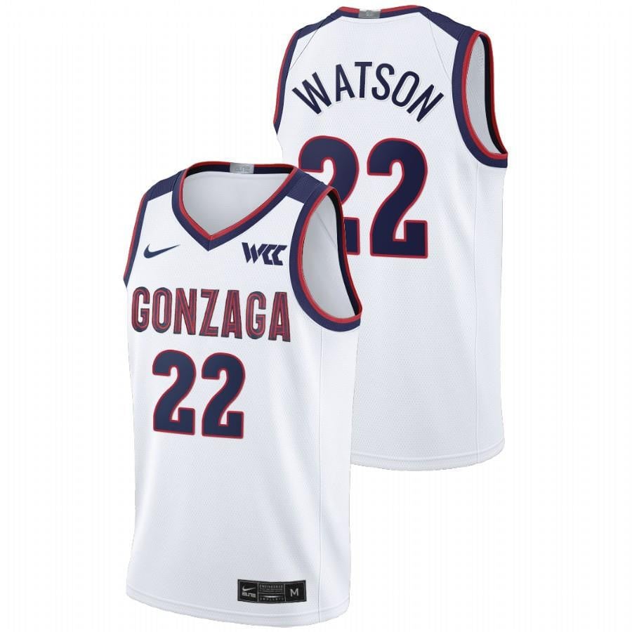 Gonzaga Bulldogs Anton Watson 22 2023 White College Basketball Limited Men Jersey