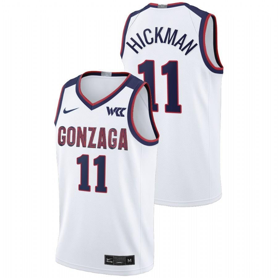 Gonzaga Bulldogs Nolan Hickman 11 2023 White College Basketball Limited Men Jersey