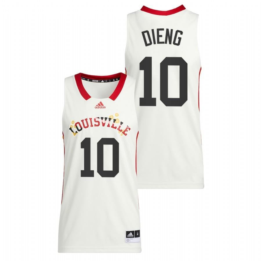 Gorgui Dieng 10 White Louisville Cardinals Basketball Honoring Black Excellence Jersey