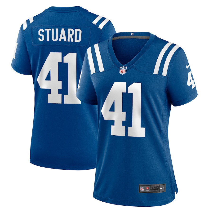 Grant Stuard 41 Indianapolis Colts Women's Game Jersey - Royal Js7996