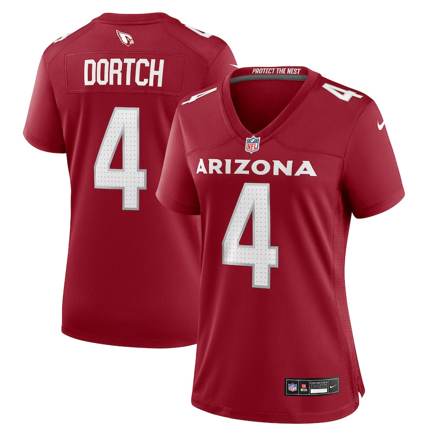 Greg Dortch 4 Arizona Cardinals Women's Game Jersey - Cardinal Js6250