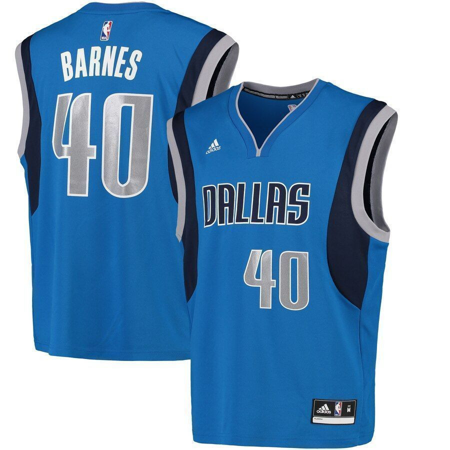 Harrison Barnes Dallas Mavericks Jersey - Blue