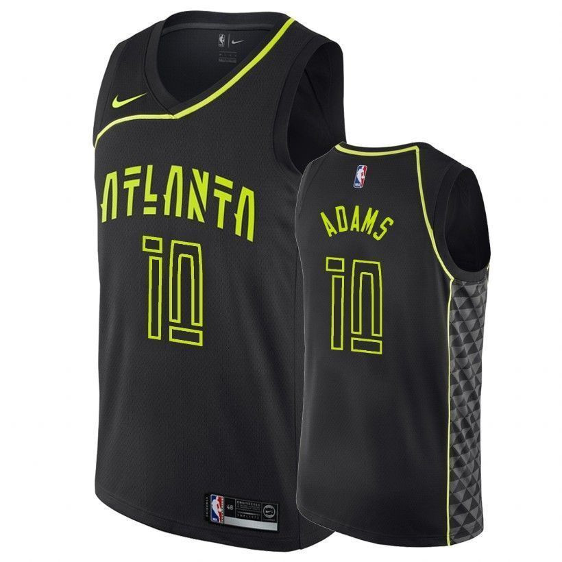 Hawks Male Jaylen Adams 10 City Edition Black Jersey