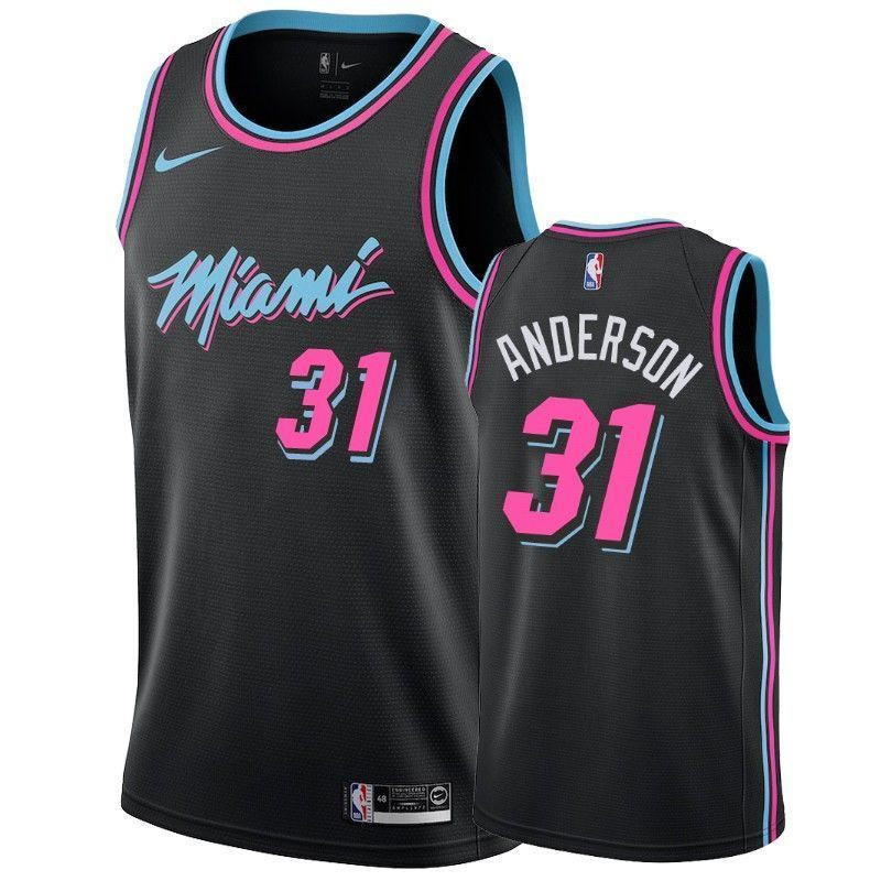 Heat Male Ryan Anderson 31 City Black Jersey