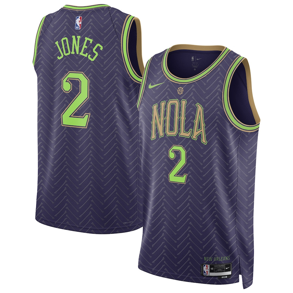 Herbert Jones 2 New Orleans Pelicans Unisex 2024/25 Swingman Player Jersey - City Edition - Purple