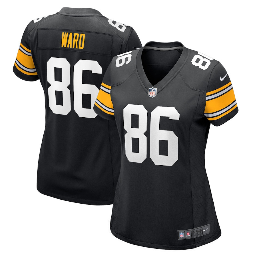 Hines Ward 86 Pittsburgh Steelers Women Retired Jersey - Black Js4020