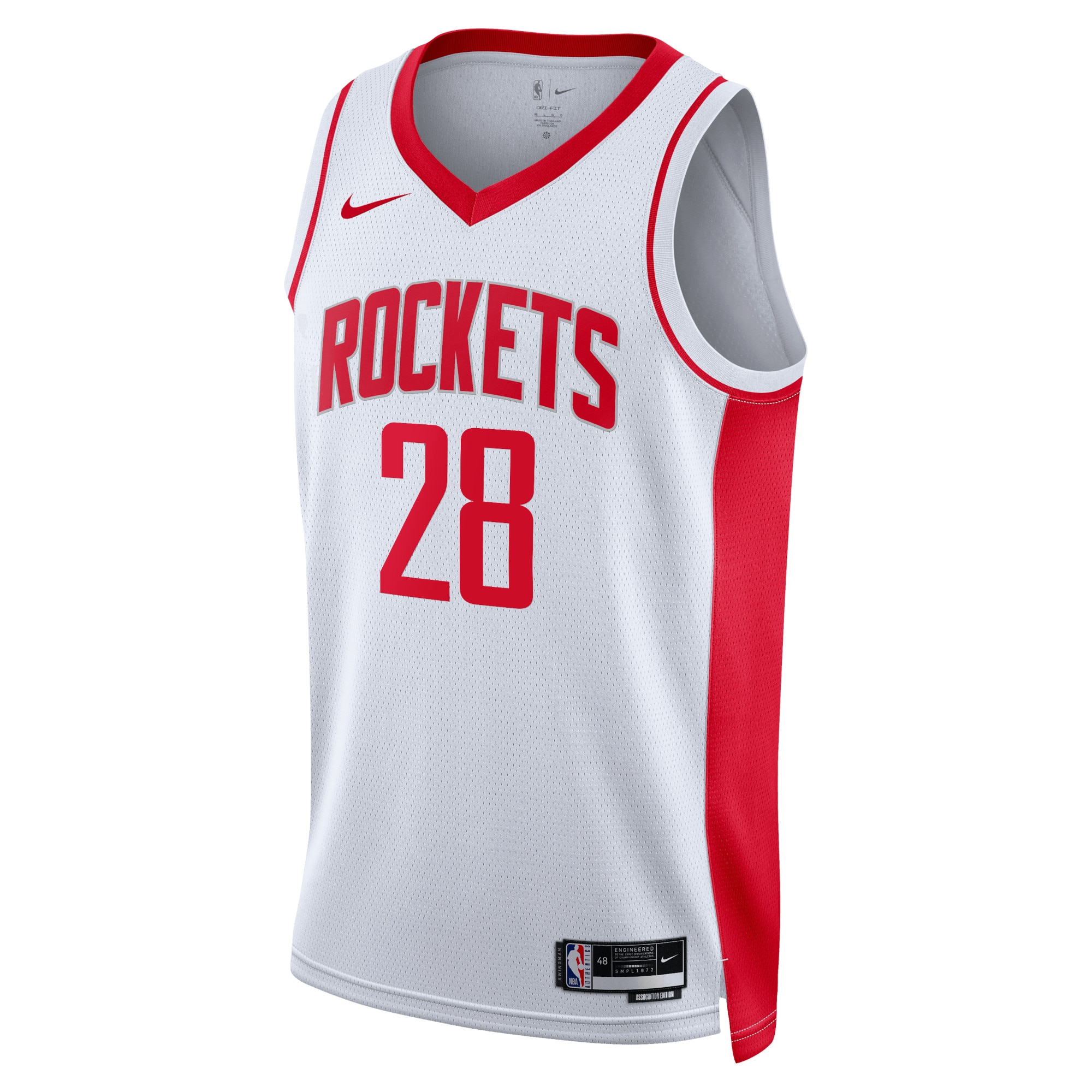Houston Rockets Association Edition Swingman Jersey - White - Alperen Sengun - Unisex