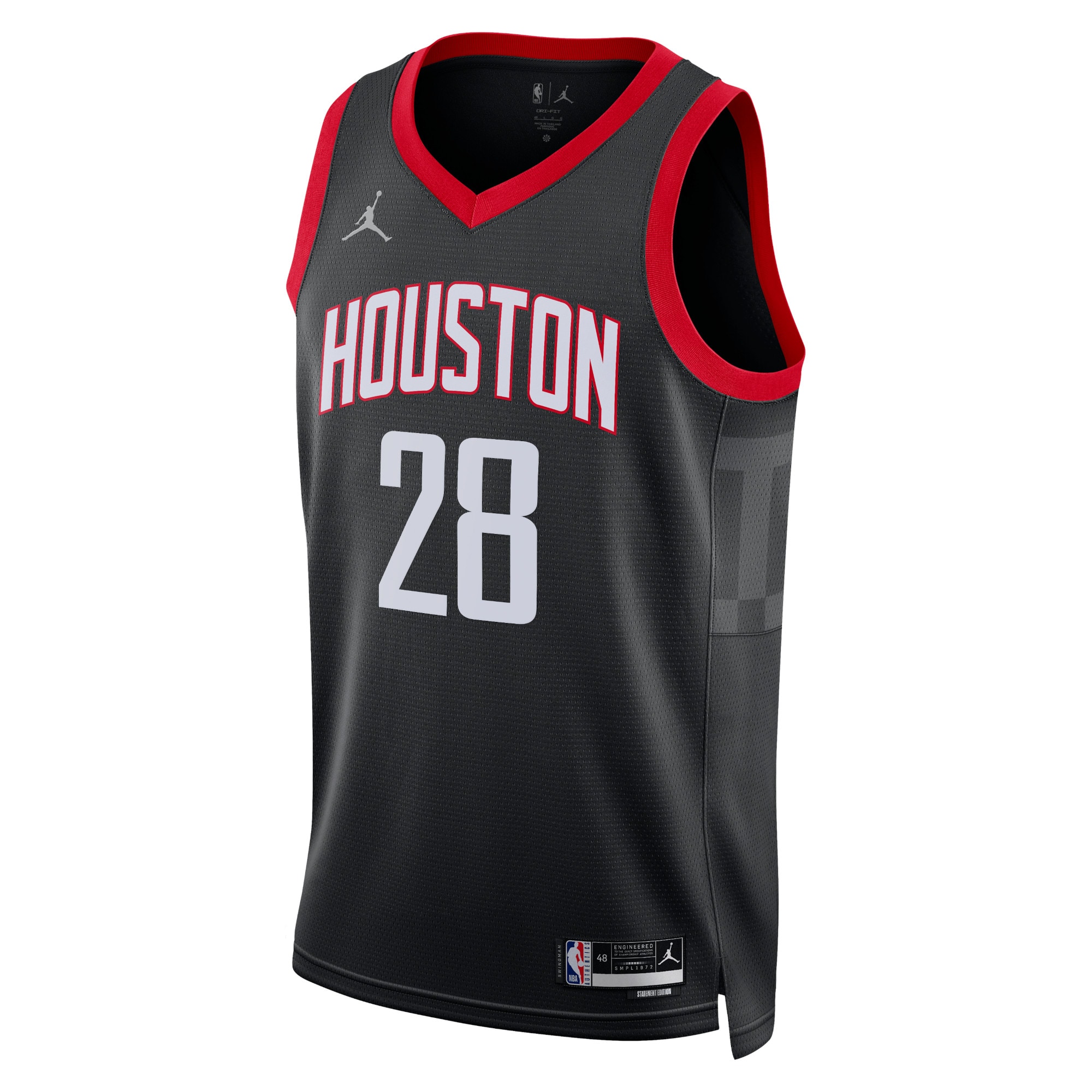 Houston Rockets Jordan Statement Edition Swingman Jersey - Black - Alperen Sengun - Unisex