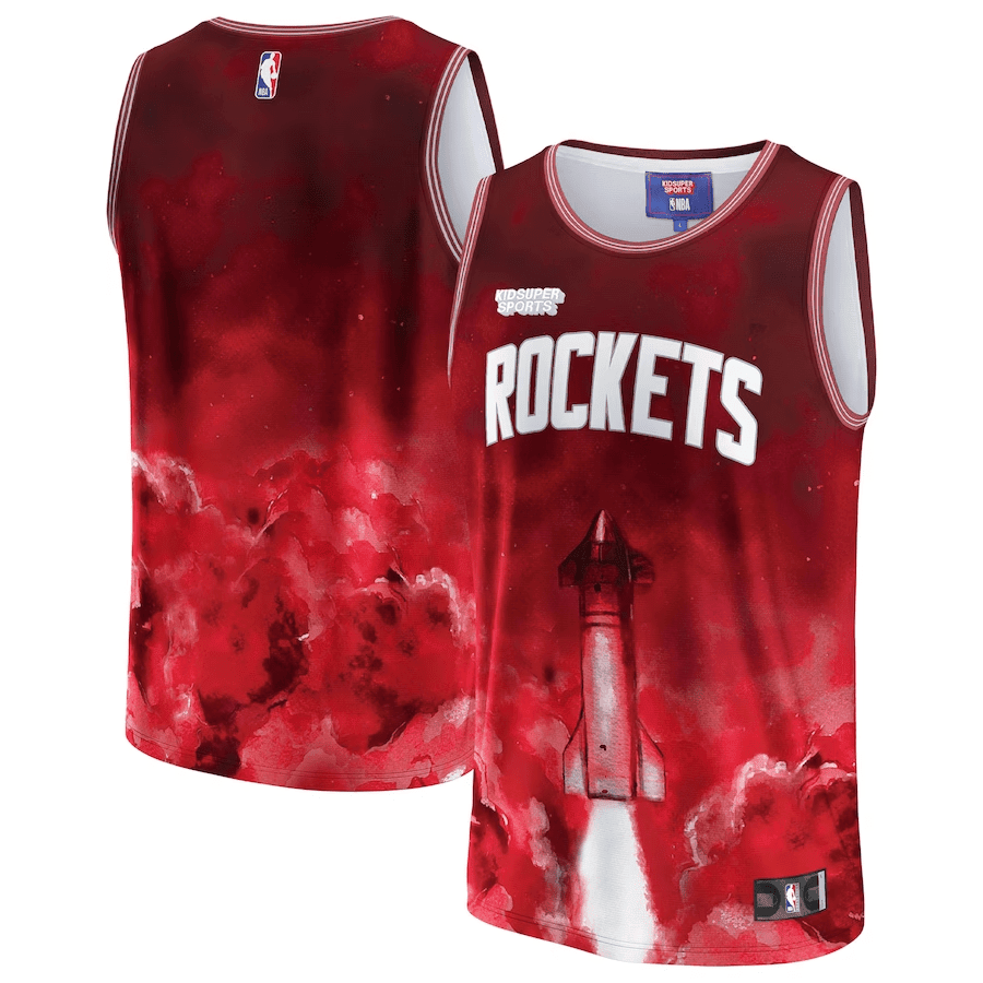 Houston Rockets Nba & Kidsuper Studios Unisex Hometown Jersey - Red