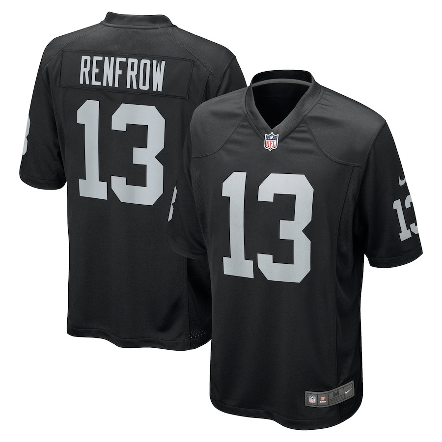 Hunter Renfrow 13 Las Vegas Raiders Men Game Jersey - Black Js5366