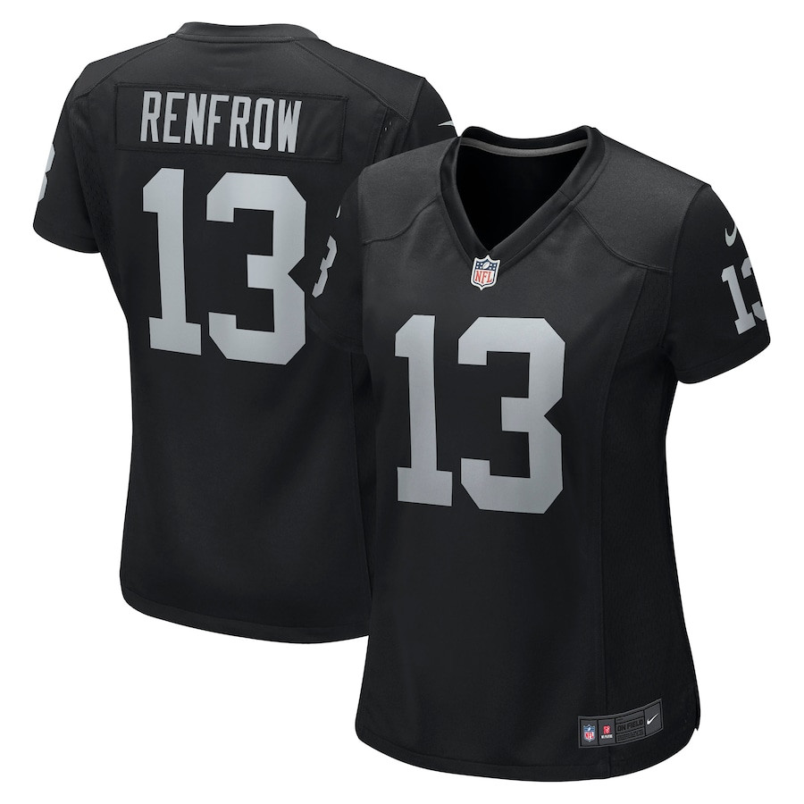 Hunter Renfrow 13 Las Vegas Raiders Women Game Jersey - Black Js3425