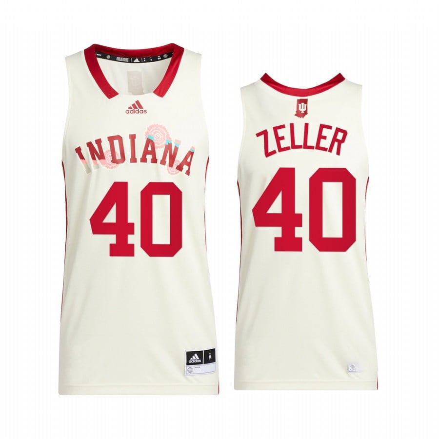 Indiana Hoosiers Cody Zeller 40 Jersey Honoring Black Excellence White Basketball Uniform