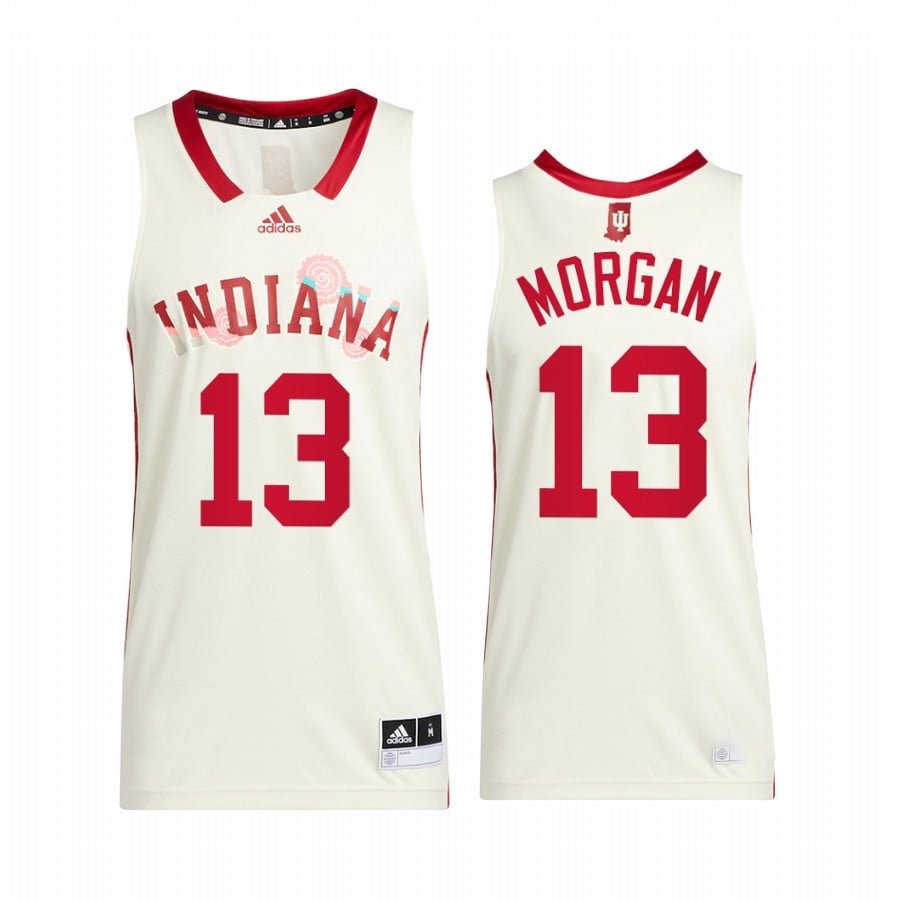 Indiana Hoosiers Juwan Morgan 13 Jersey Honoring Black Excellence White Basketball Uniform