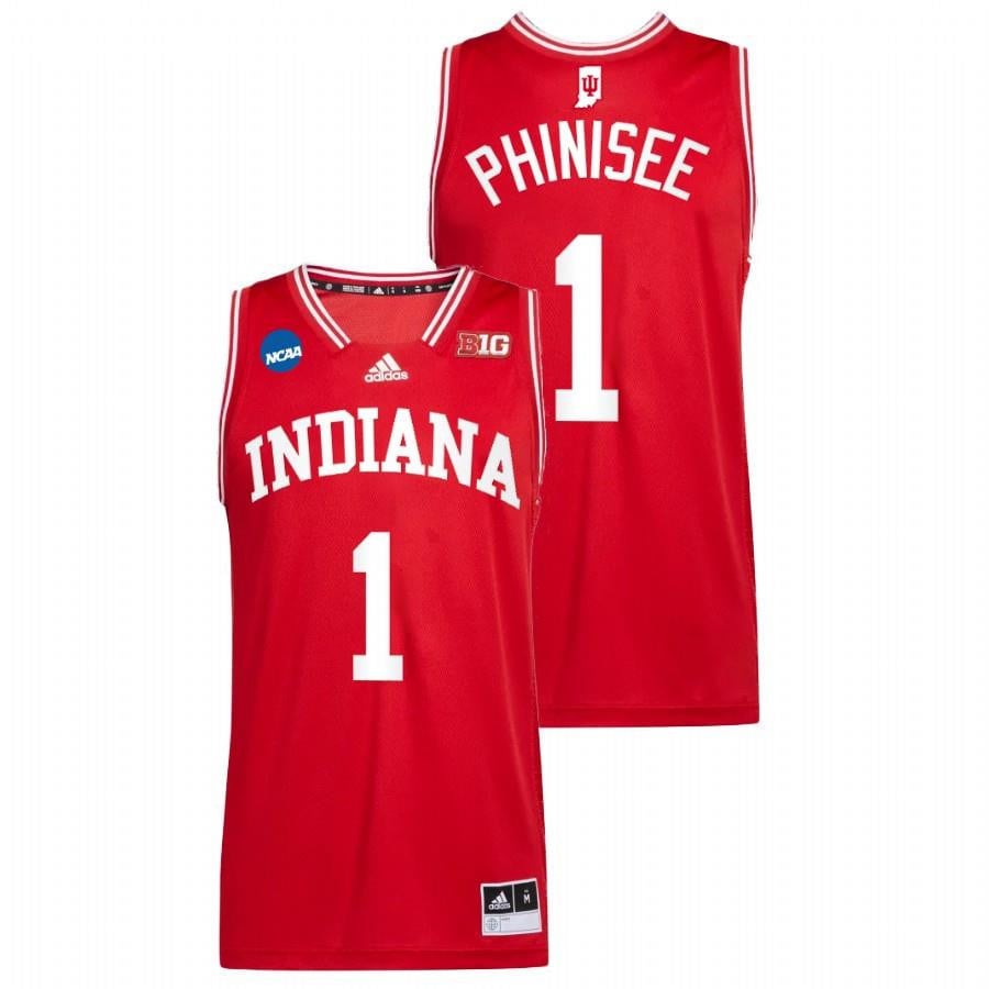 Indiana Hoosiers Rob Phinisee Red 2022 March Madness Basketball Men Jersey