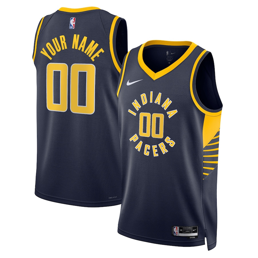 Indiana Pacers 2023/24 Icon Swingman Custom Men Jersey - Navy