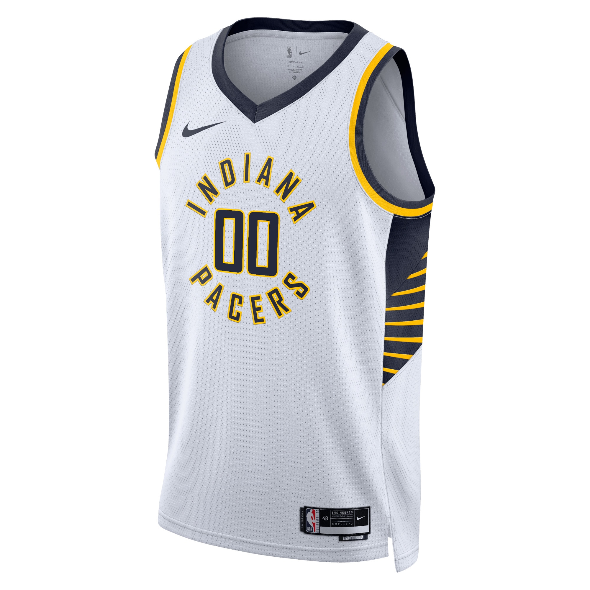 Indiana Pacers Association Edition Swingman Jersey - White - Bennedict Mathurin - Unisex
