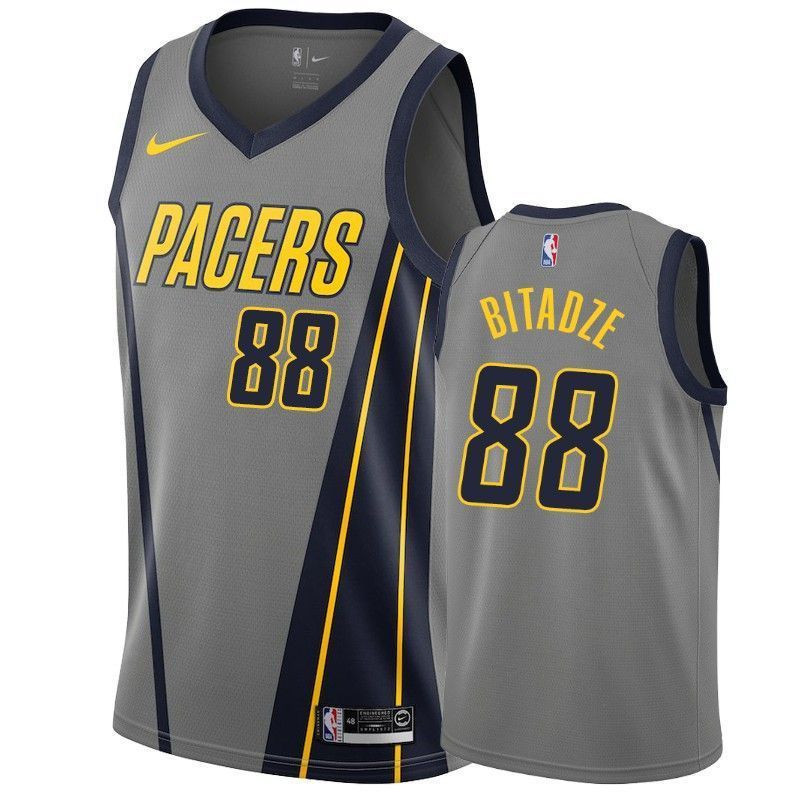 Indiana Pacers Goga Bitadze 88 City Men's Jersey