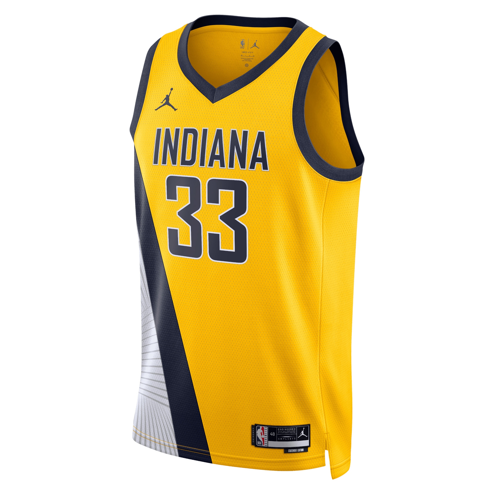 Indiana Pacers Jordan Statement Edition Swingman Jersey - Navy - Myles Turner - Unisex
