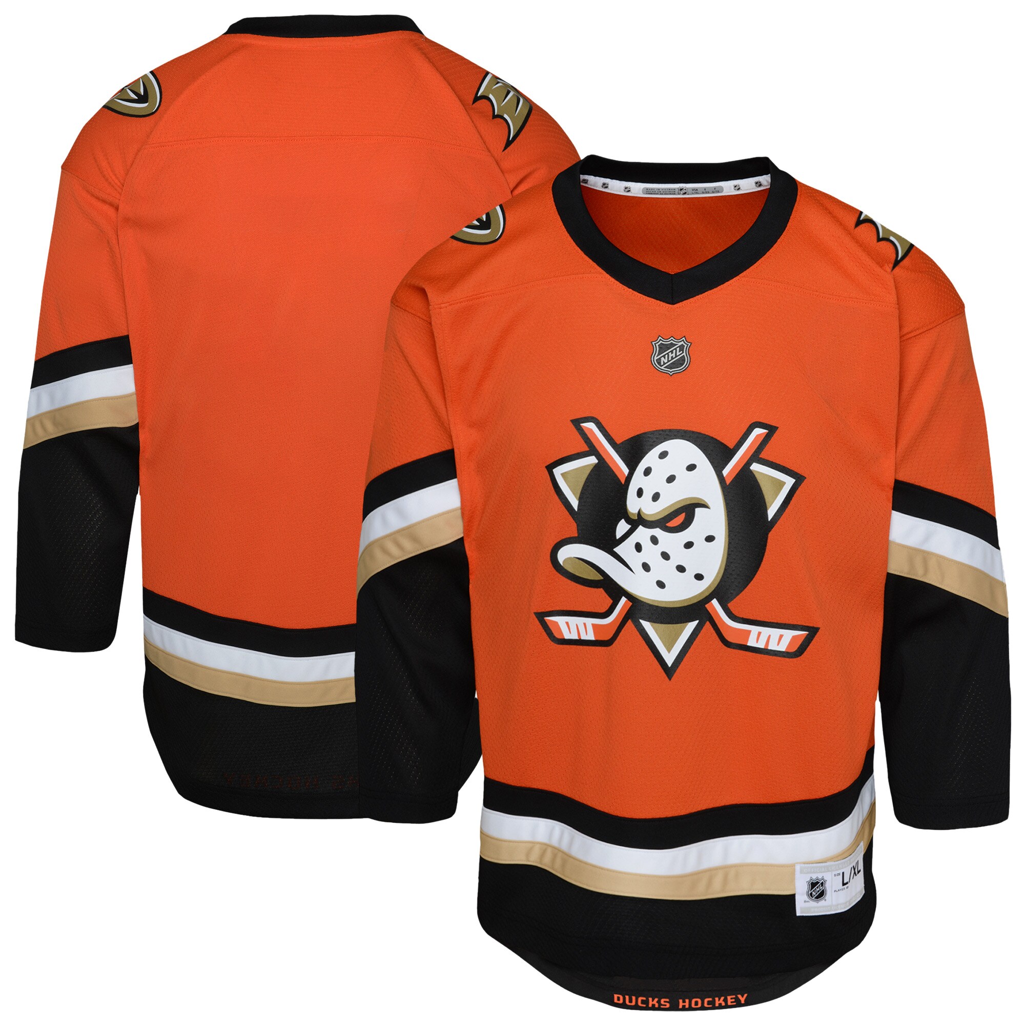 Infant Anaheim Ducks Orange Home Jersey