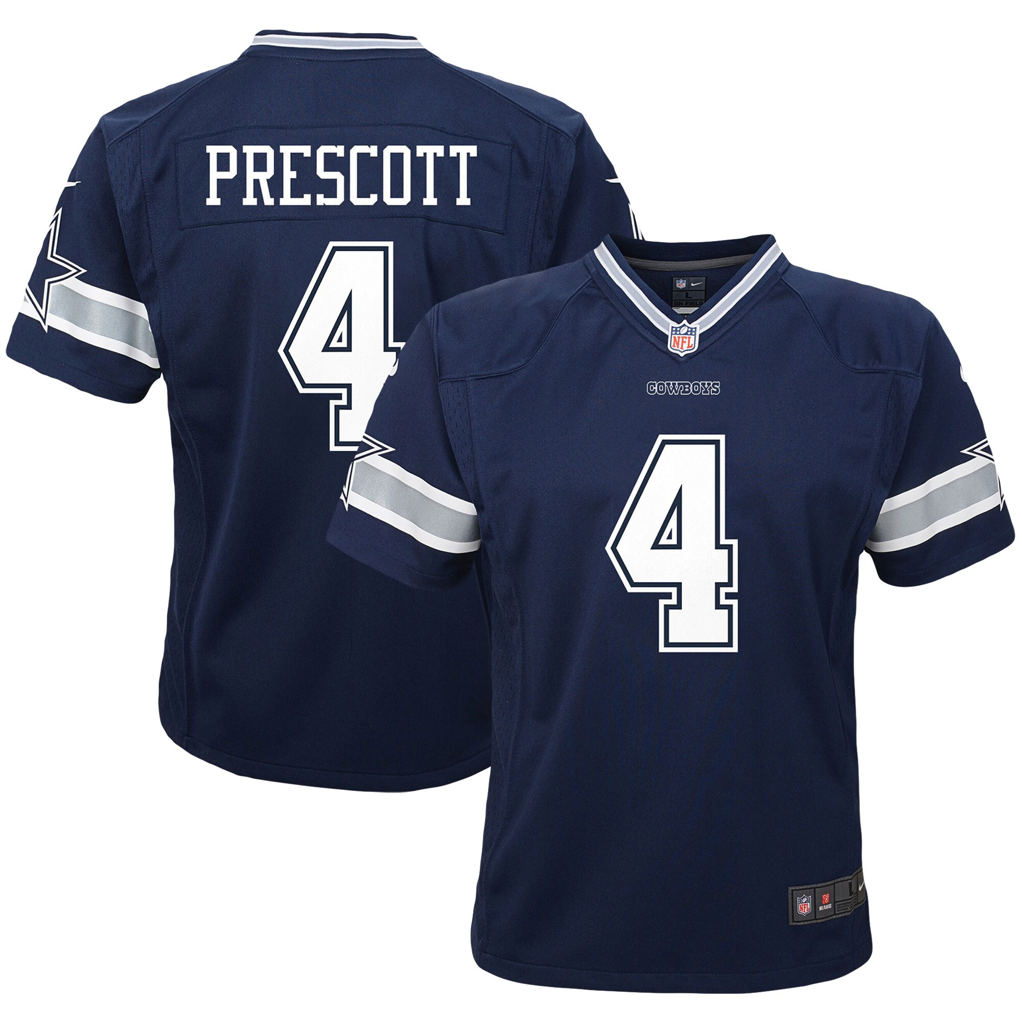 Infant Dallas Cowboys Dak Prescott Navy Player Game Jersey Js9443