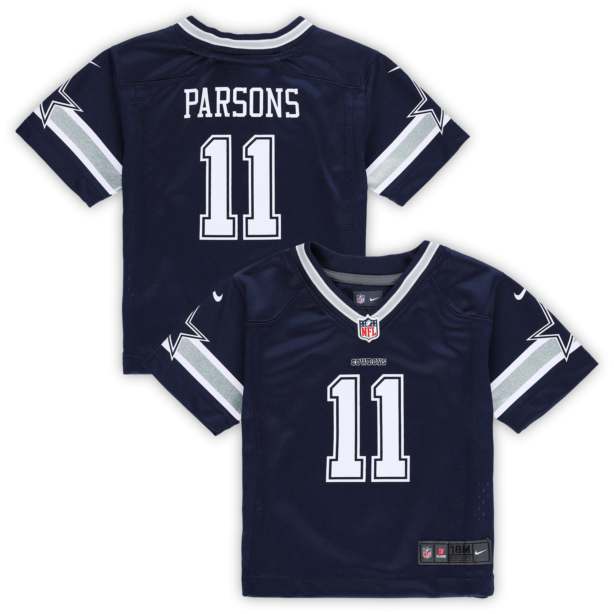 Infant Dallas Cowboys Micah Parsons Navy Game Jersey Js3450