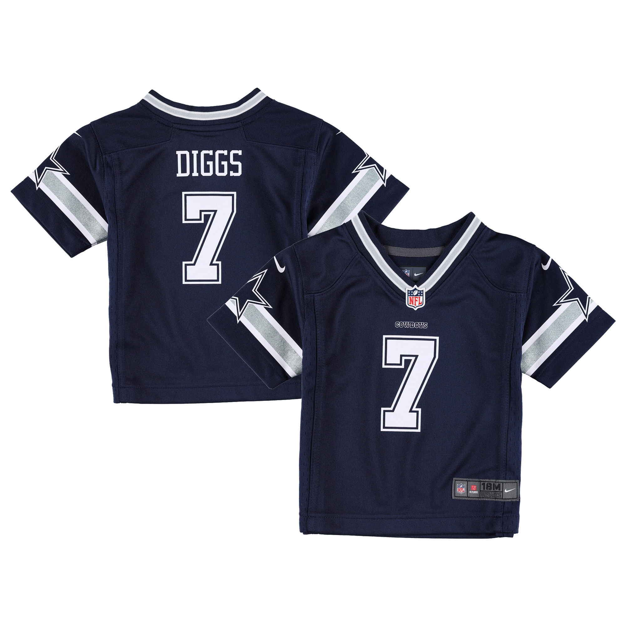 Infant Dallas Cowboys Trevon Diggs Navy Game Jersey Js5091