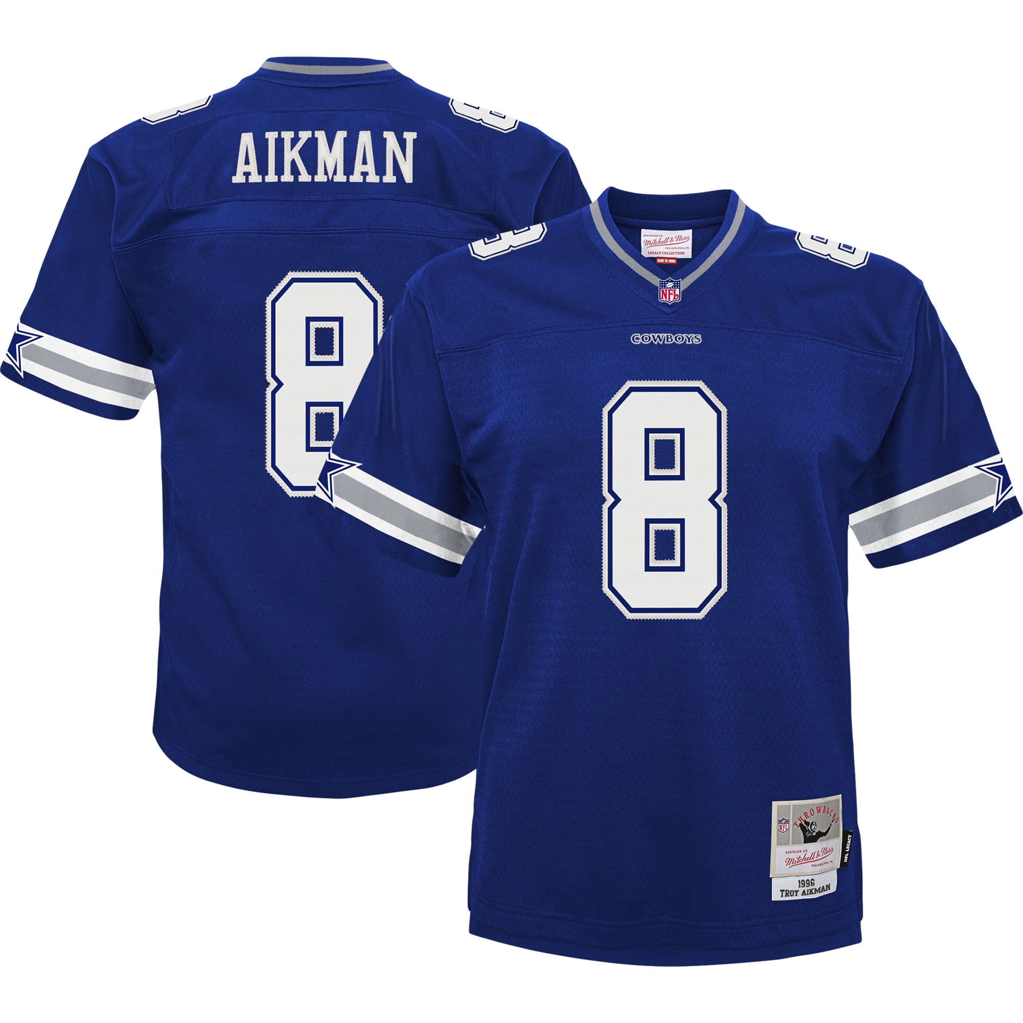 Infant Dallas Cowboys Troy Aikman Mitchell & Ness Navy 1996 Retired Legacy Jersey Js7959