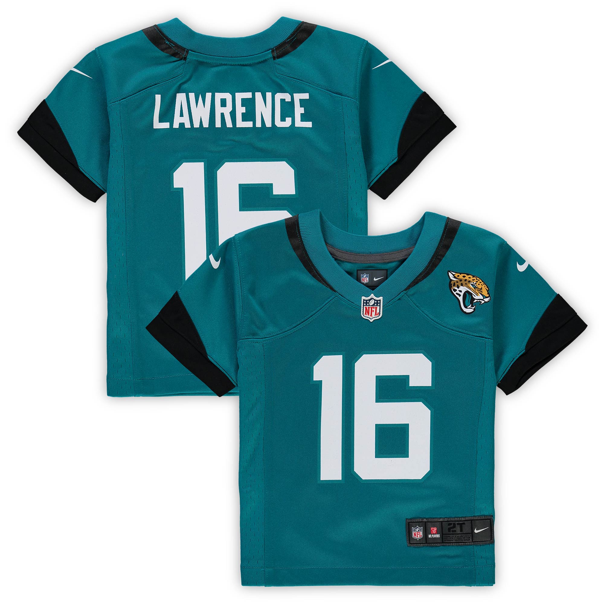 Infant Jacksonville Jaguars Trevor Lawrence Teal Game Jersey Js6979