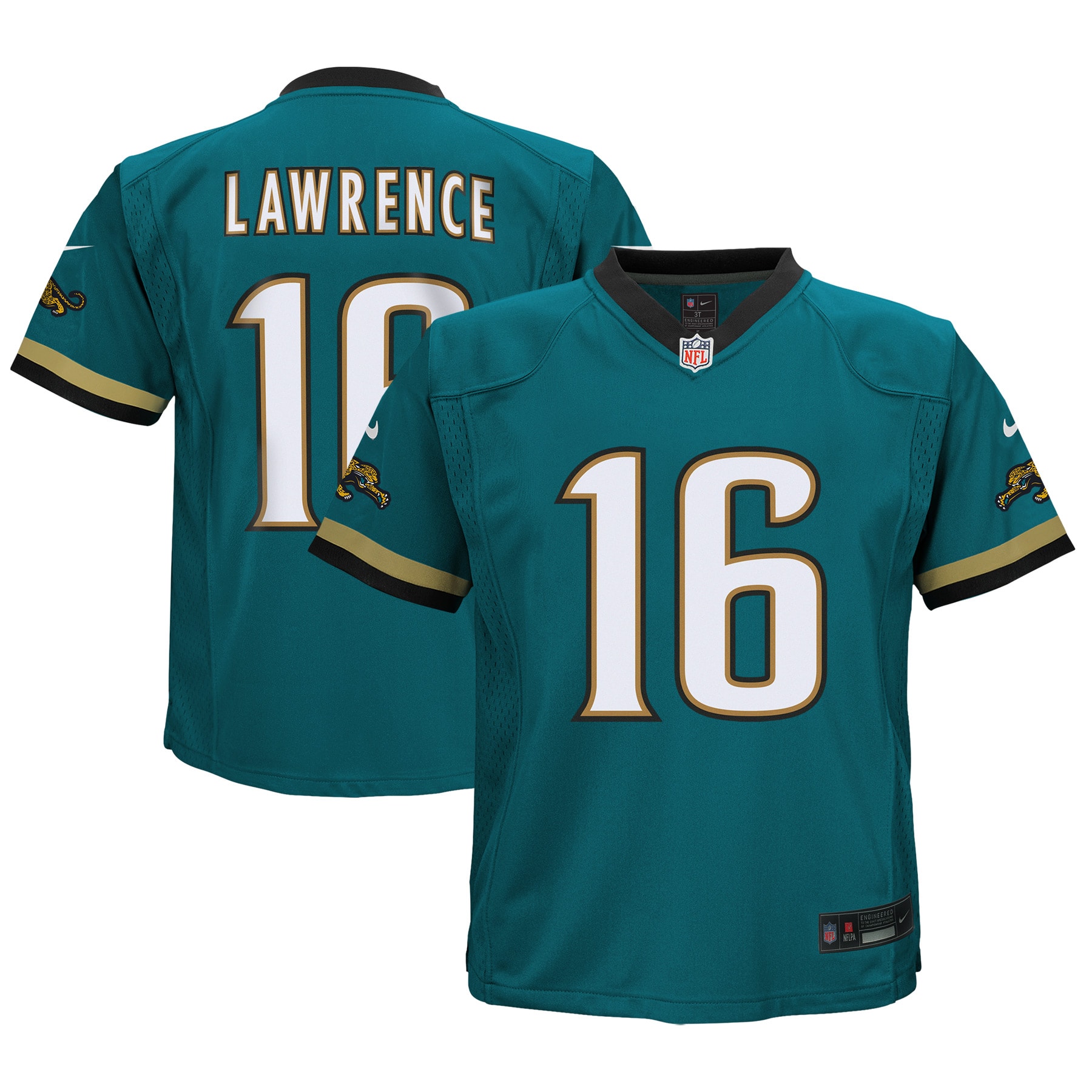 Infant Jacksonville Jaguars Trevor Lawrence Teal Prowler Throwback Player Game Jersey Js3679