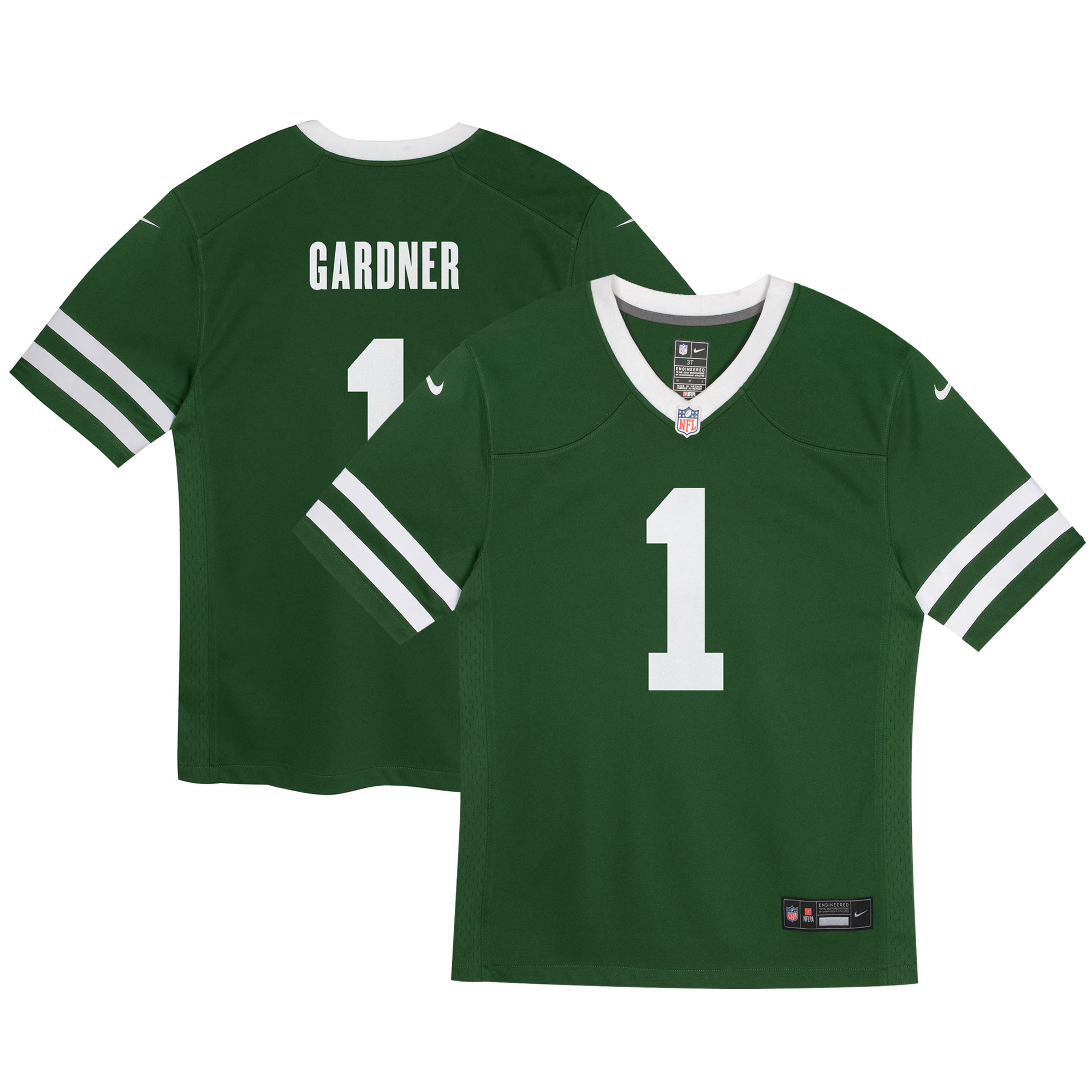Infant New York Jets Ahmad Sauce Gardner Legacy Green Game Jersey Js6916
