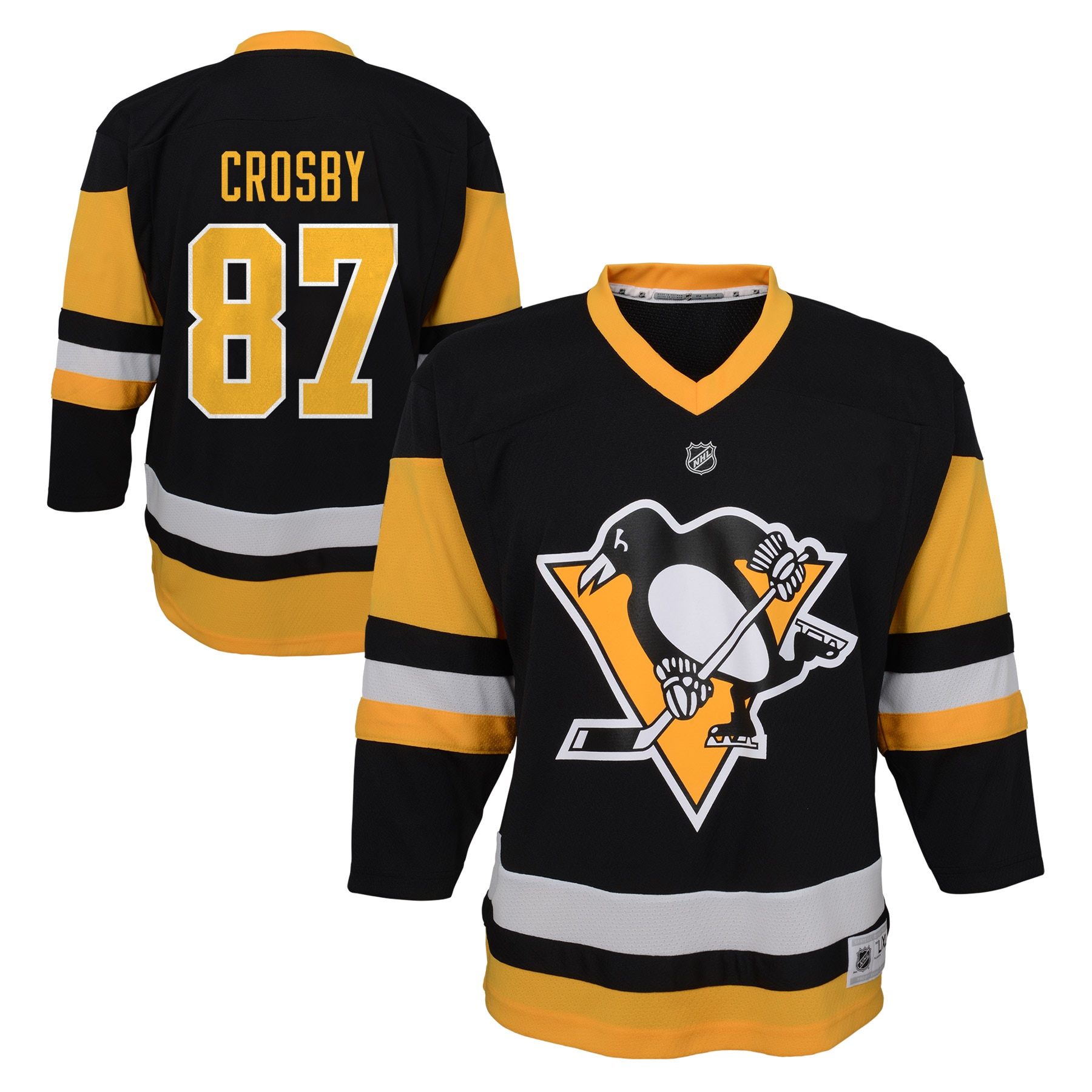 Infant Pittsburgh Penguins Sidney Crosby Black Player Jersey