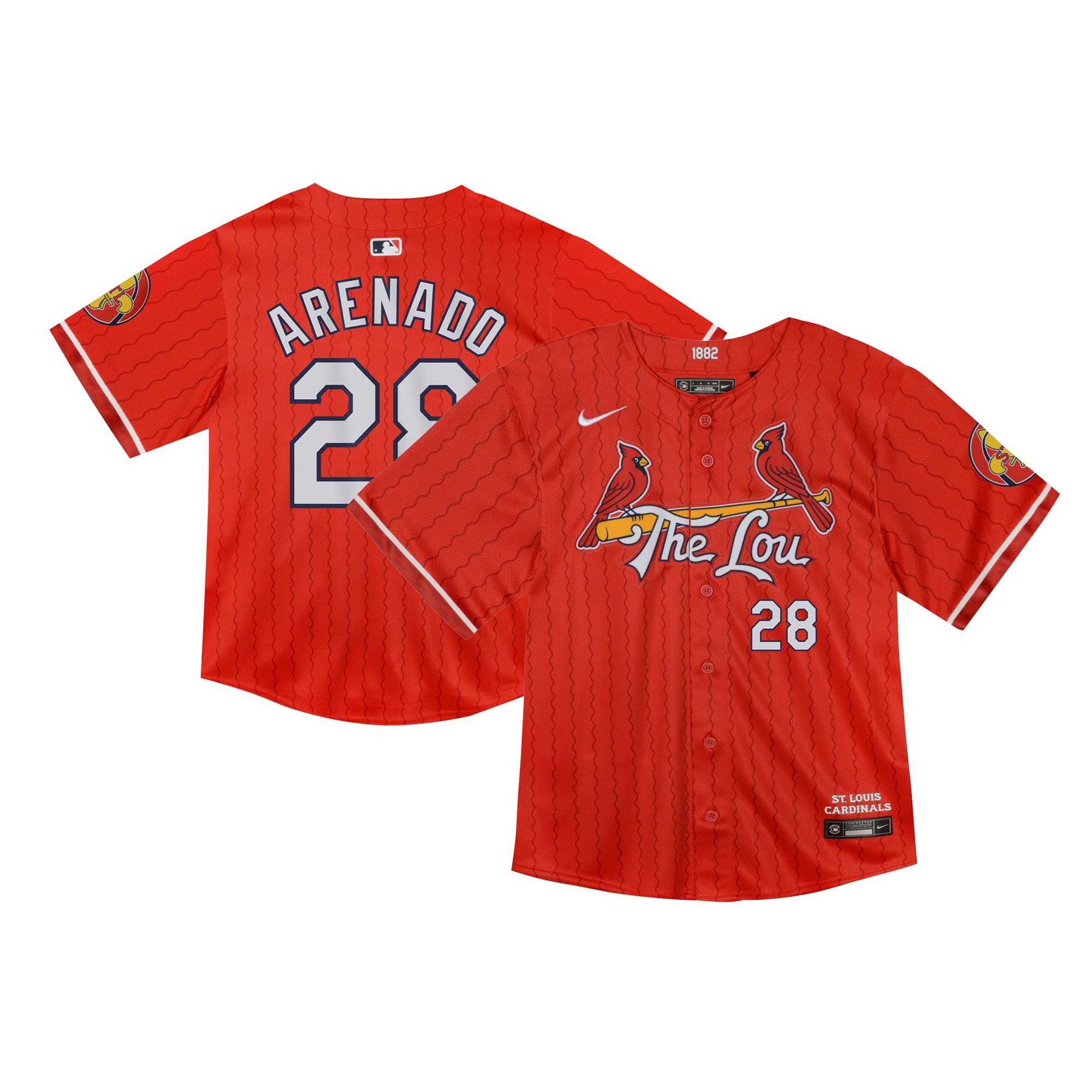 Infant St. Louis Cardinals Nolan Arenado Red 2024 City Connect Limited Player Jersey