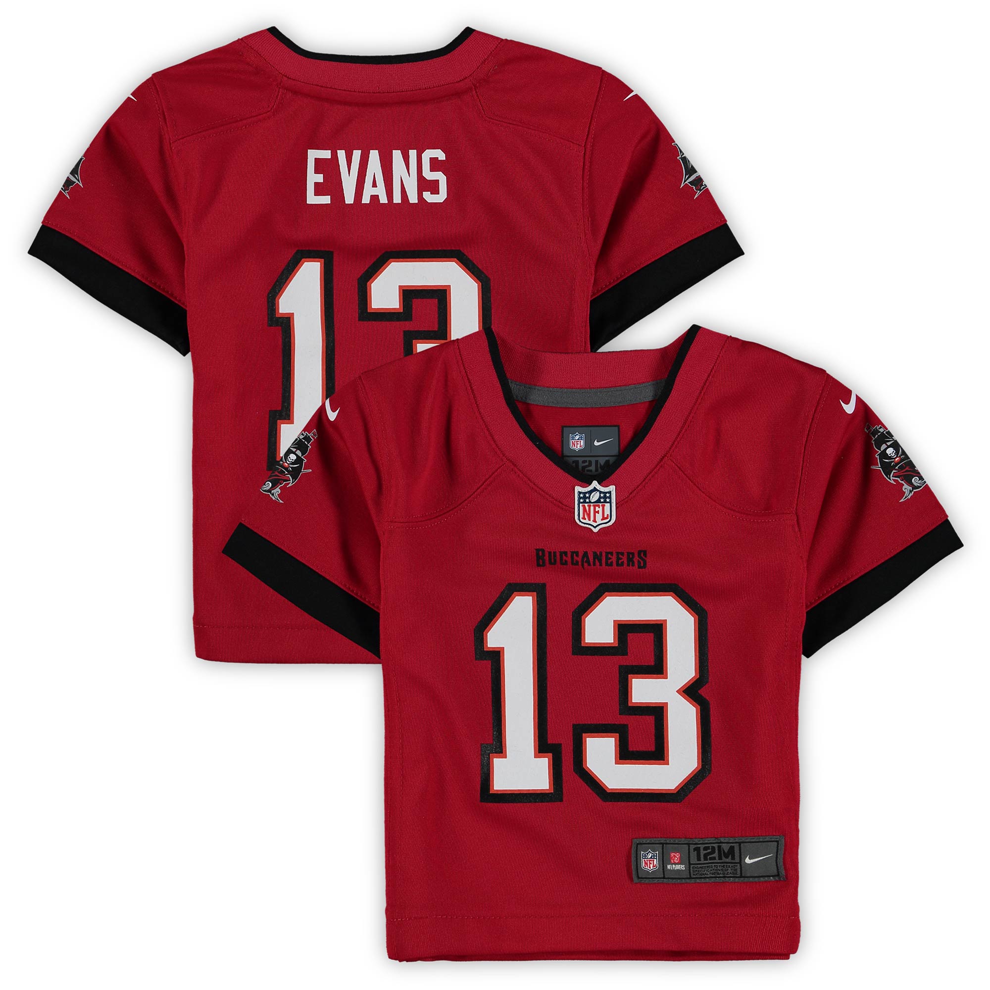 Infant Tampa Bay Buccaneers Mike Evans Red Game Jersey Js8774