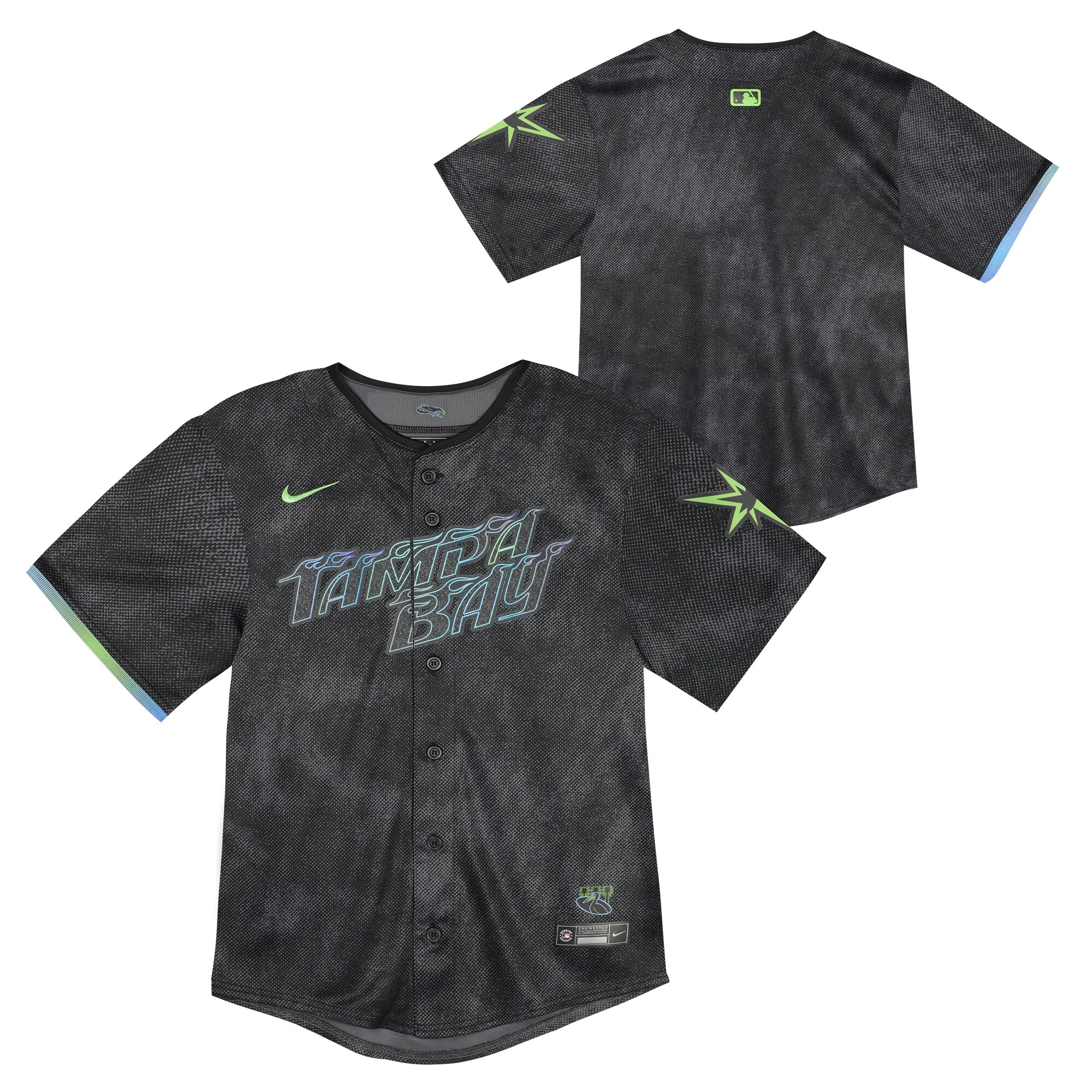 Infant Tampa Bay Rays Black 2024 City Connect Limited Jersey