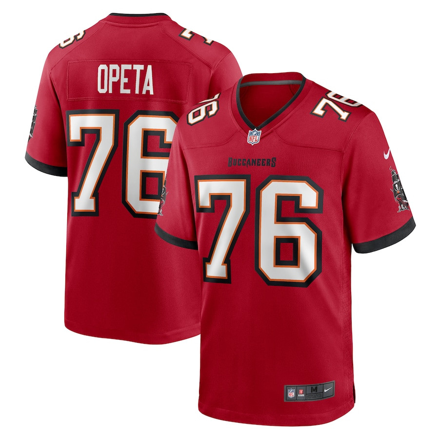 Iosua Opeta 76 Tampa Bay Buccaneers Game Men Jersey - Red Js3505