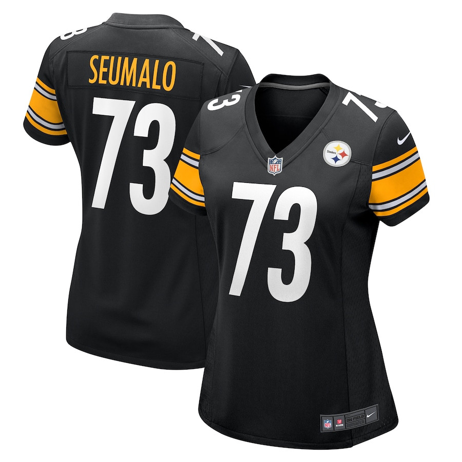 Isaac Seumalo 73 Pittsburgh Steelers Women's Game Jersey - Black Js9491