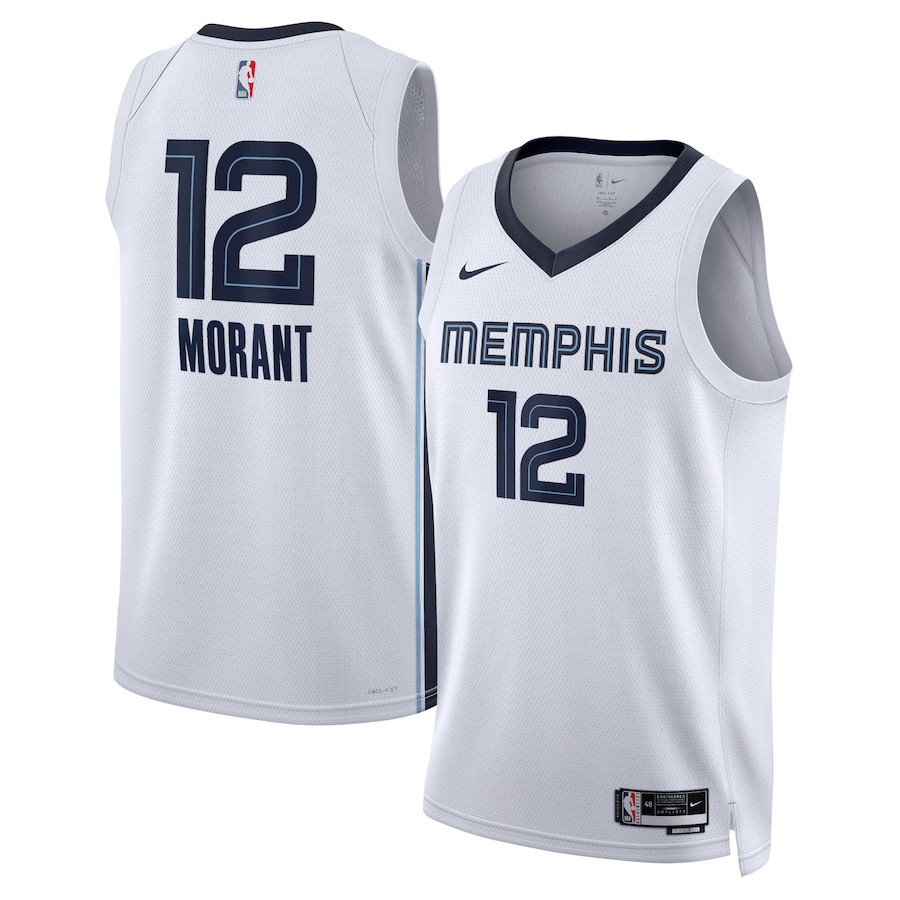 Ja Morant 12 Memphis Grizzlies Unisex Swingman Jersey - Association Edition - White