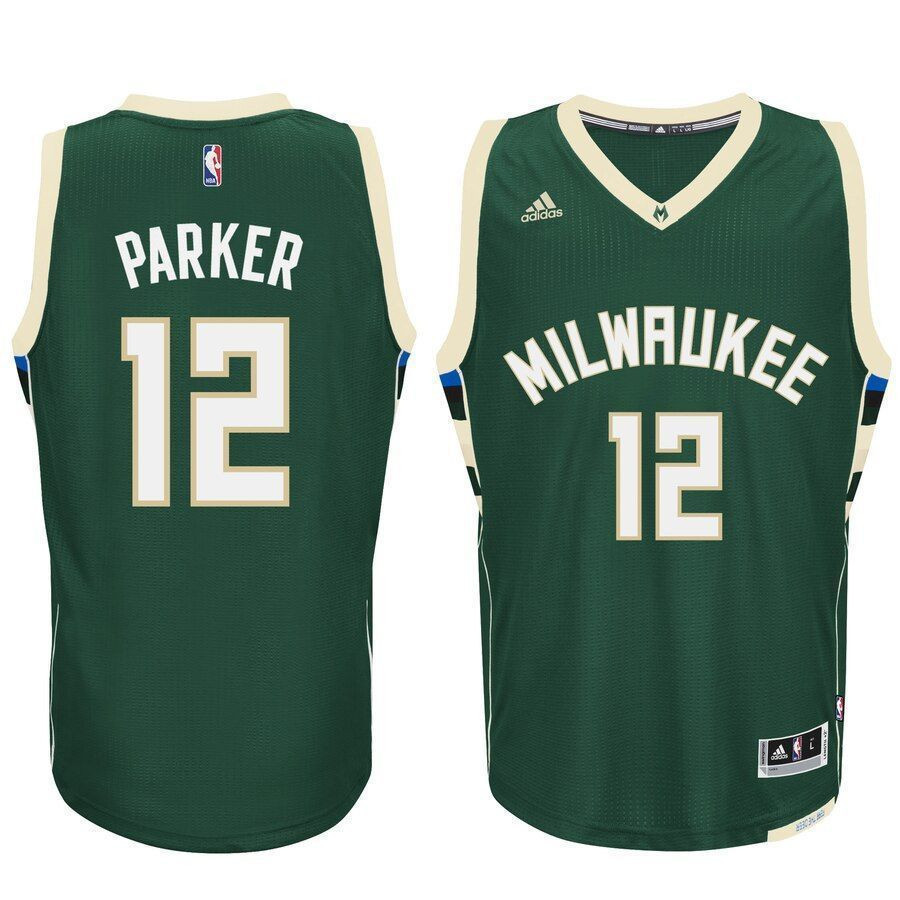 Jabari Parker Milwaukee Bucks Swingman Climacool Jersey - Hunter Green