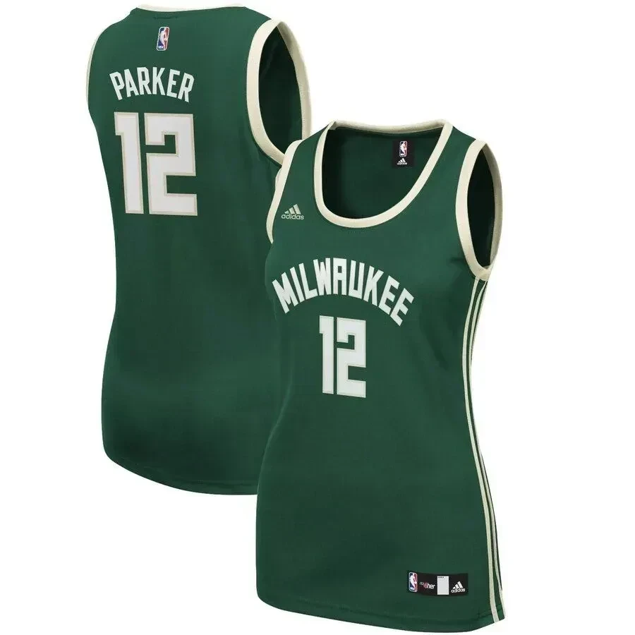 Jabari Parker Milwaukee Bucks Women's Road Jersey - Green