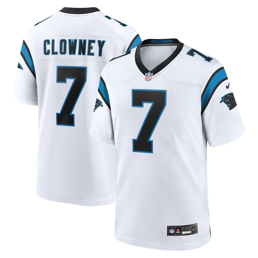 Jadeveon Clowney 7 Carolina Panthers Game Men Jersey - White Js9356