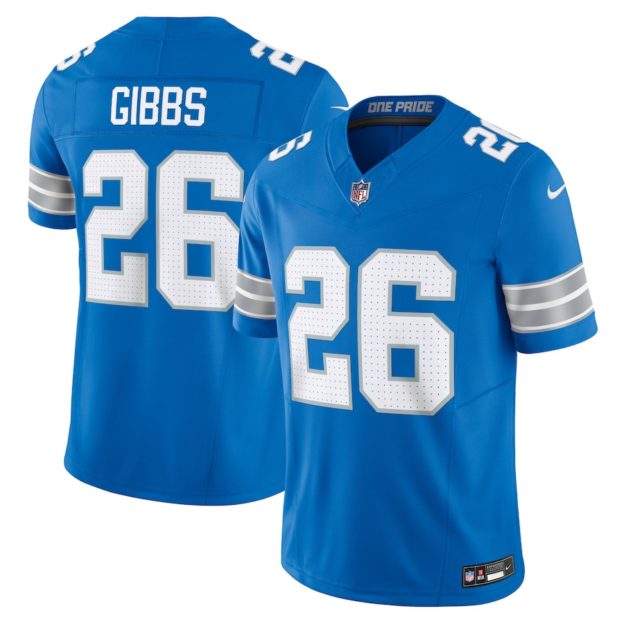 Jahmyr Gibbs 26 Detroit Lions Vapor F.u.s.e. Limited Jersey - Blue Js3553