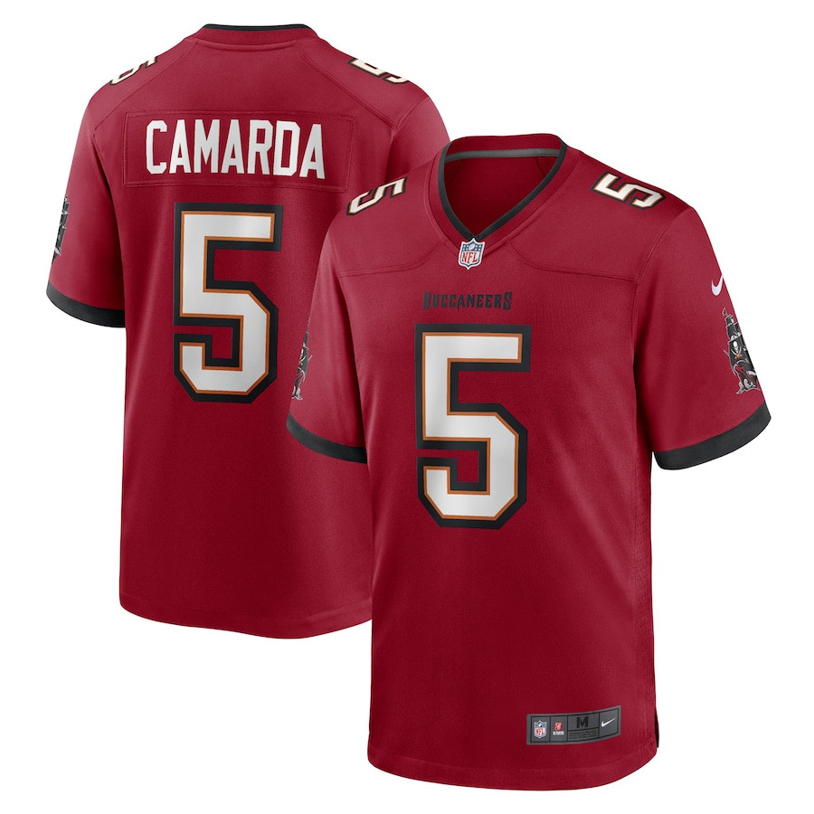 Jake Camarda 5 Tampa Bay Buccaneers Game Men Jersey - Red Js1440