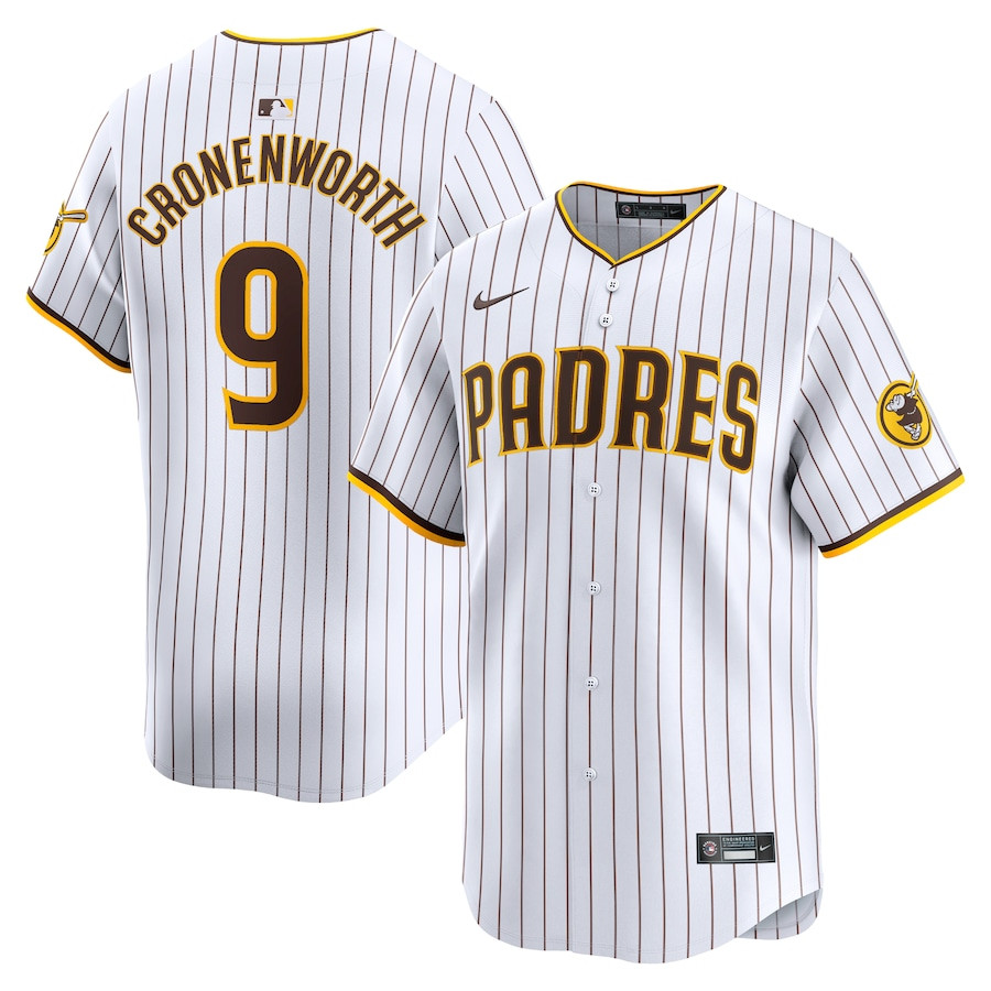 Jake Cronenworth 9 San Diego Padres Home Limited Player Men Jersey - White