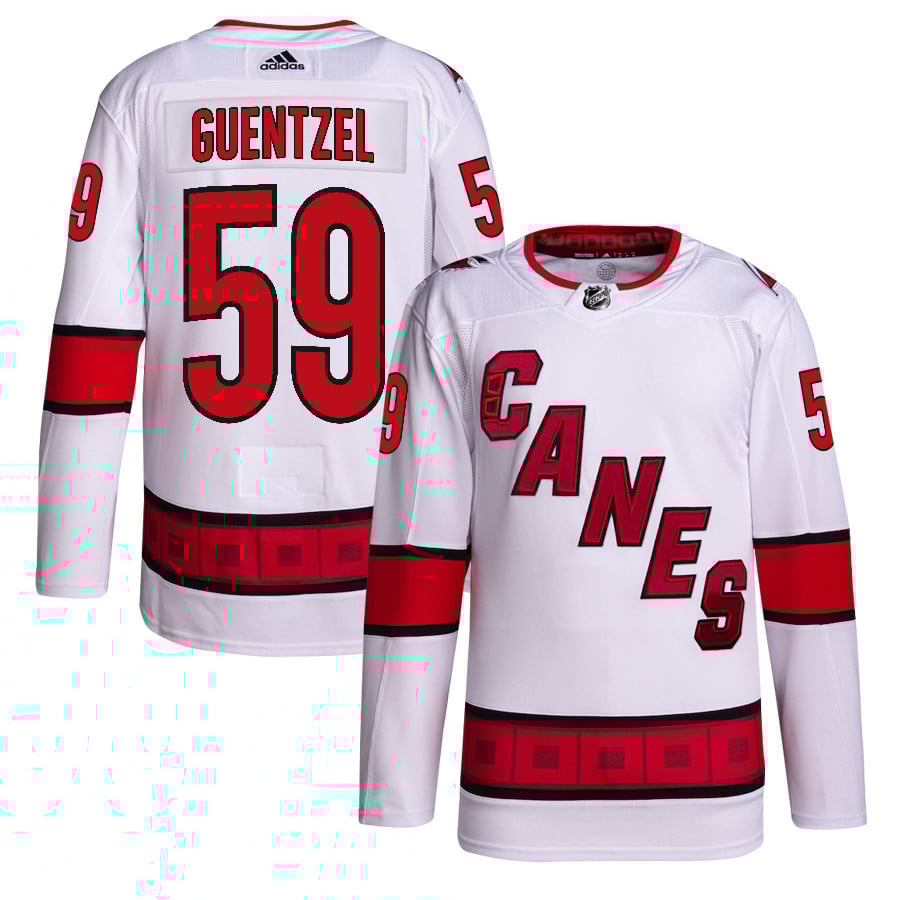 Jake Guentzel 59 Carolina Hurricanes Away Primegreen Jersey - Men, White