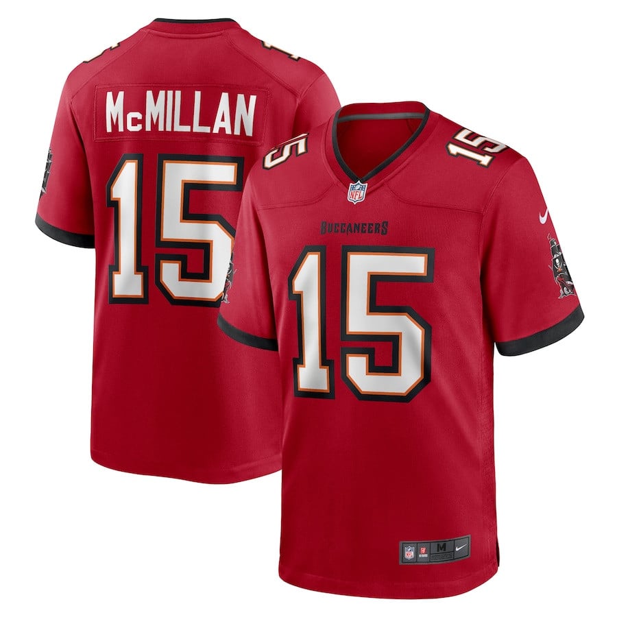 Jalen Mcmillan 15 Tampa Bay Buccaneers Game Men Jersey - Red Js5756