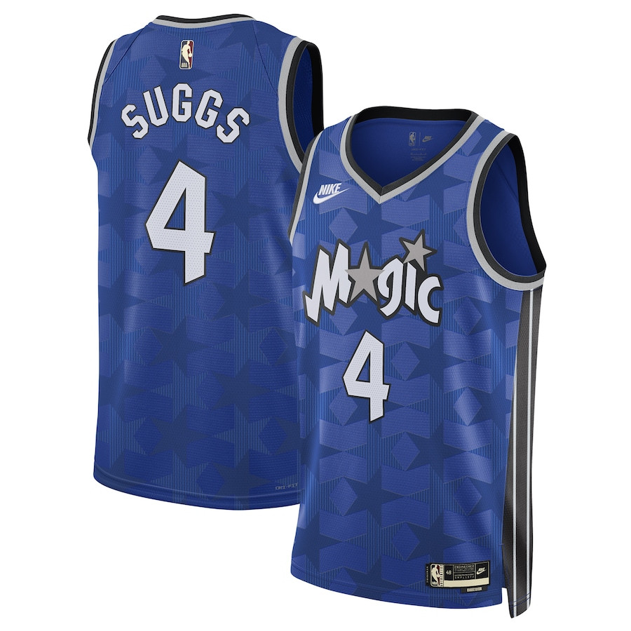 Jalen Suggs 4 Orlando Magic Unisex 2023/24 Swingman Jersey ??classic Edition - Blue