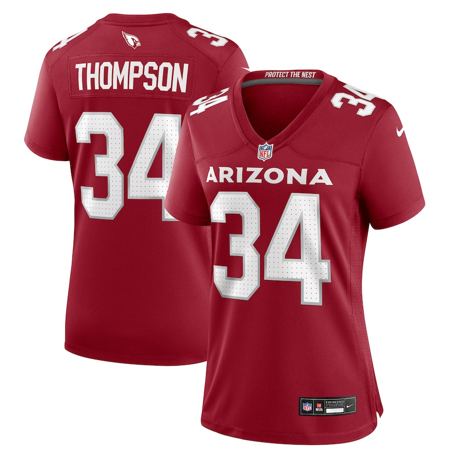 Jalen Thompson 34 Arizona Cardinals Women's Game Jersey - Cardinal Js1447