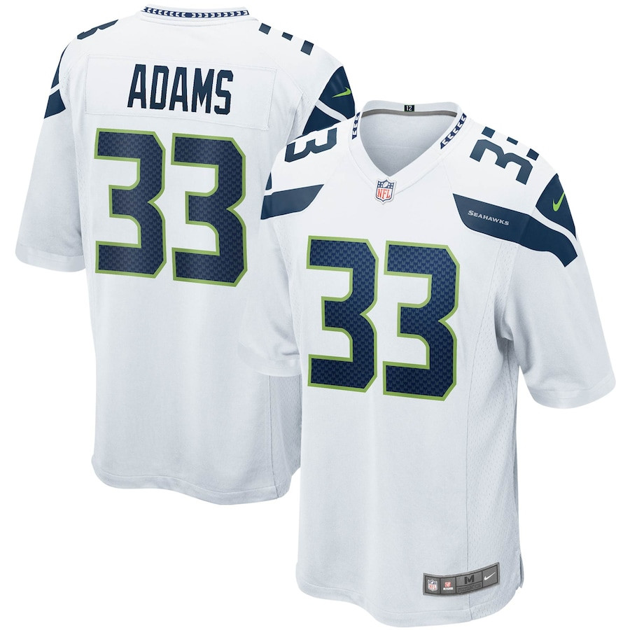 Jamal Adams 33 Seattle Seahawks Men Game Jersey - White Js8206