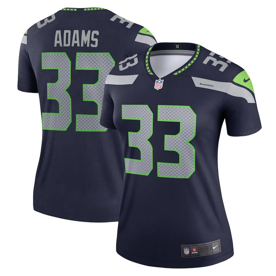 Jamal Adams 33 Seattle Seahawks Women Legend Jersey - College Navy Js1549
